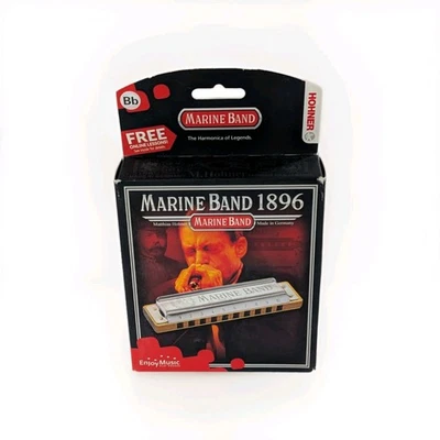 Hohner Marine Band 1896BX-Bb Harmonica  Key Of Bb - Image 1 of 4