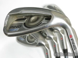 PING G Series Irons Red Dot CFS 65 SR-Flex 7-P+UW .. SENIOR - Picture 1 of 8