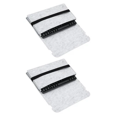2Pcs 33 x 16 cm 68 Keys Keyboard Case for Mechanical Keyboards, Gray - Image 1 of 4