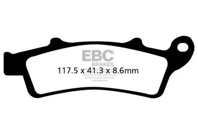 Plaquettes de frein Sfac en carbone pour scooter Ebc Kymco Beta Aprilia Piagg... - Photo 1/2