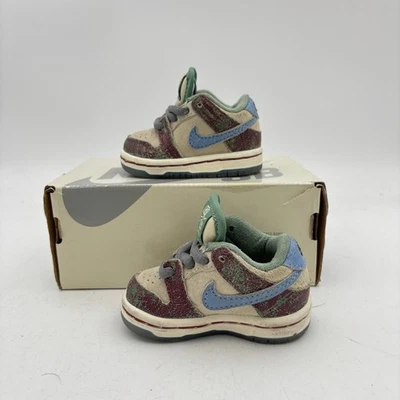 Crenshaw Skate Club X Nike Sb Dunk Low Pro QS Baby 2C 6 Months - Image 1 of 4
