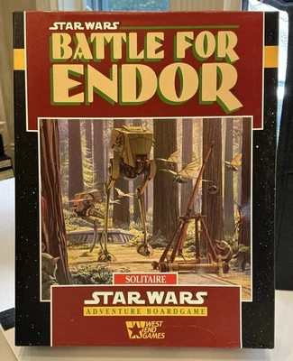 1989 - STAR WARS BATTLE FOR ENDOR SOLITAIRE, 40206 West End Games - BNIB 💯 - Image 1 of 4