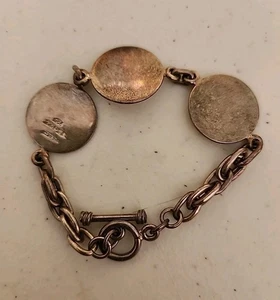 Vintage 925 sterling silver Taxco Mexico Bracelet - Picture 1 of 4