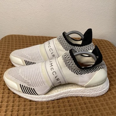 adidas Ultra Boost 3D X Stella McCartney Women's Size 8.5 White Sneakers D97688 - Image 1 of 4