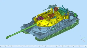 3D Printed 1/72 S-series IS-7 self-made 3D style "Unyielding" tank Model Kit - Picture 1 of 4