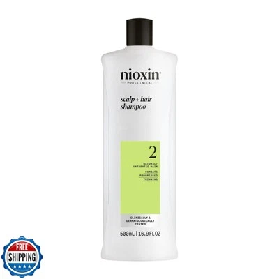 Champú Nioxin cuero cabelludo + sistema de engrosamiento del cabello 2 | Para cabello natural o no tratado Foto 1 de 4