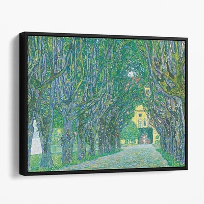 Avenue in the Park by Gustav Klimt Garden Green Painting Canvas Wall Art Print - Image 1 of 4
