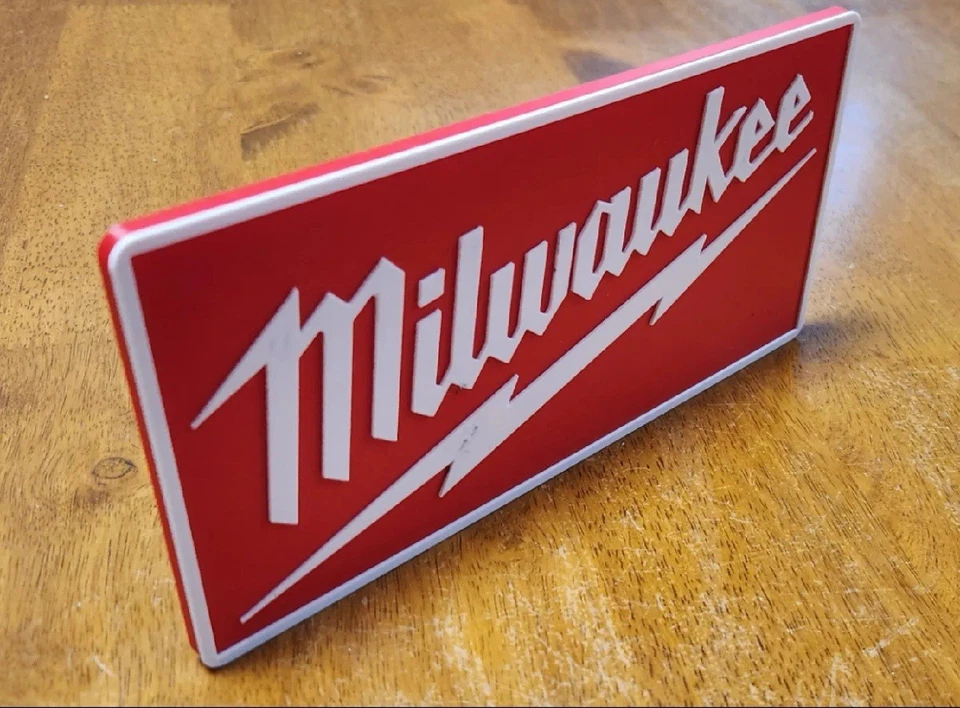 milwaukee tool sign - Image 1 of 1