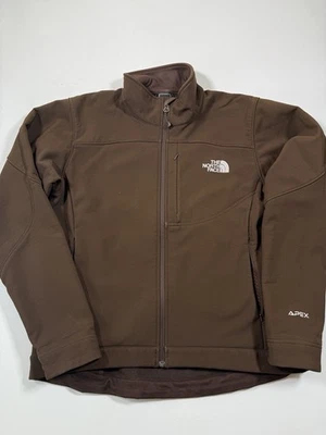 Chaqueta para mujer The North Face mediana marrón cremallera completa ápice biónico polar forrado logotipo Foto 1 de 4