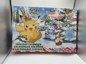 2022 Pokemon Happy Holiday Advent Calendar 24 Gifts 16 Figures 7 Accessories BN - Picture 1 of 2