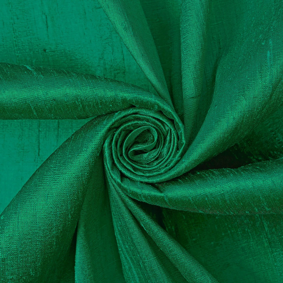 100% Pure Silk Dupioni Fabric 54"Wide BTY Drape Blouse Dress Craft FREE SHIPPING - Image 1 of 1