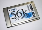 New Media NetSurfer 56k PCMCIA Fax/Modem PC Card V.90 with 6