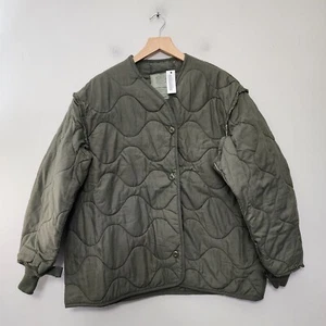 Chaqueta Militar Forro Clima Frío Abrigo Acolchado Para Hombre Mediano Corto Verde 483 De Colección - Imagen 1 de 8