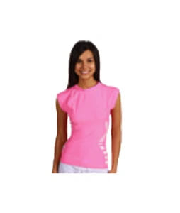 Camiseta ROXY SWIM Pop Surf Fader Rashguard Top Camiseta Flamenco Rosa Logo Talla L - Imagen 1 de 11