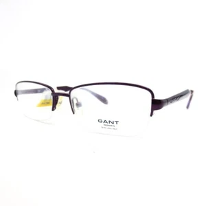 Gant GW CASEY SPUR Eyeglasses Frames purple Rectangular Half Rim 50-16-135 - Picture 1 of 8