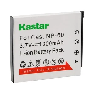 1x Kastar Battery for Casio NP-60 Exilim EX-FS10 EX-S10 EX-S12 EX-Z9 EX-Z19 - Picture 1 of 1