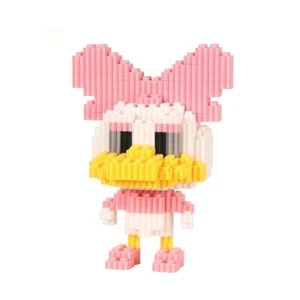 690 Pcs Cartoon Character Daisy Duck Mini Building Blocks Intellectual Game Gift - Picture 1 of 9