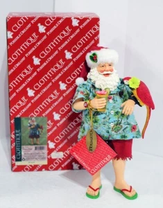 Clothtique Possible Dreams COCKTAIL TIME Santa 2009- 812424 w/box Appears Unused - Picture 1 of 5