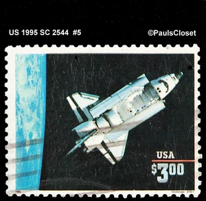 US 1995 SC 2544 $3,00 SPACE SHUTTLE CHALLENGER UNG FINE #5 - Foto 1 di 2