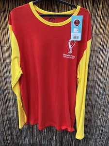 Camiseta Oficial Copa Mundial de la FIFA Qatar 2022 España Hombre Fútbol Talla XL NUEVA CON ETIQUETAS - Imagen 1 de 8