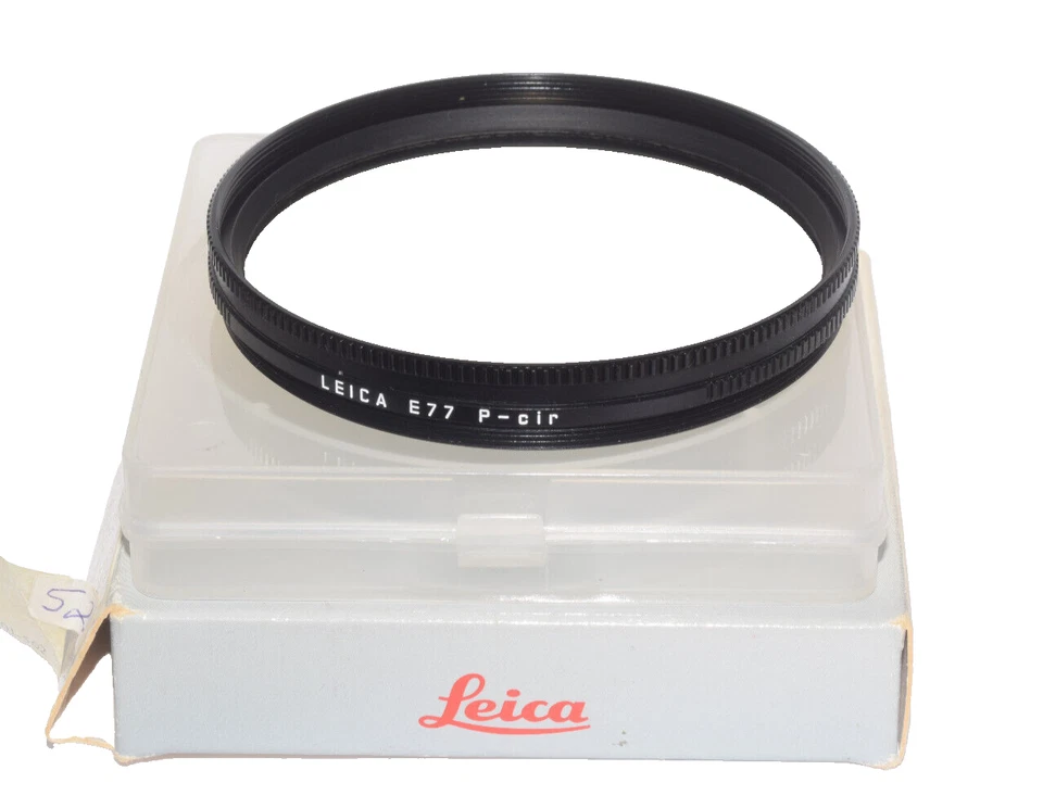 Leitz Leica   Filter Black E77 P-cir Pol   13336 Mint - Image 1 of 1