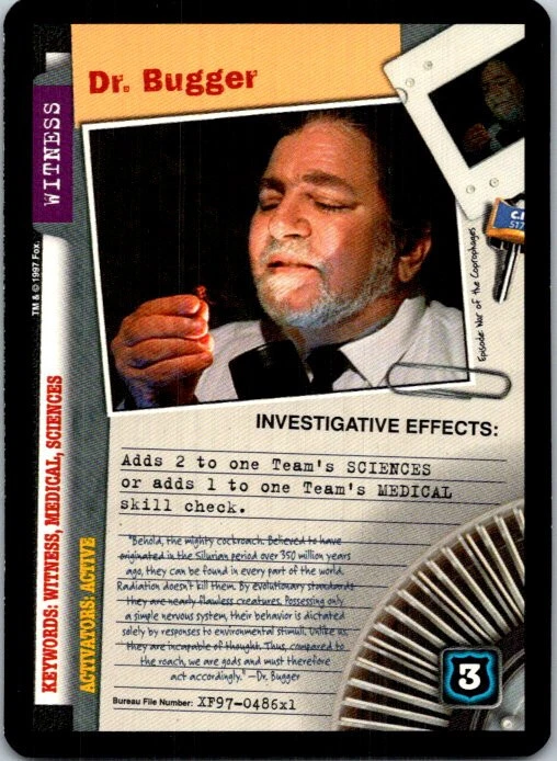 X-Files 101361 CCG Dr. Bugger  - Image 1 of 1