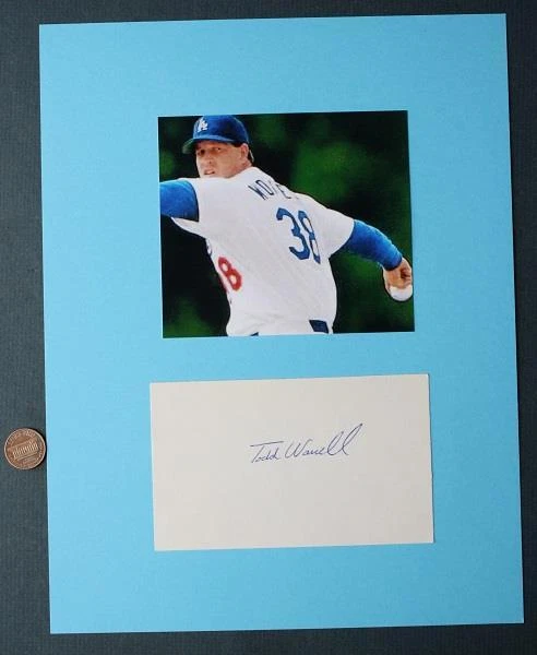 1993-97 Los Angeles Dodgers Todd Worrell firmado autógrafo y conjunto de fotos ESCASO --- Foto 1 de 1