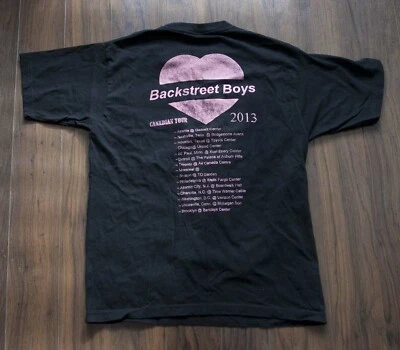 Camiseta Backstreet Boys Tour 2013 talla L *07Dg0211a5 Foto 1 de 3