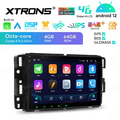 Android 14 8Core 64G For GMC Chevrolet Chevy 8" Car GPS Radio Stereo Carplay 4G - Image 1 of 4