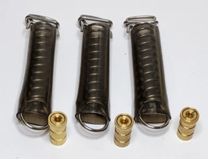 3x Swimming Pool Cover Stainless Steel Spring With Sleeve And Brass Anchor - Picture 1 of 2