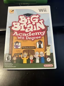 Big Brain Academy: Wii Degree Nintendo Wii Game Complete With Manual Tested - Picture 1 of 3