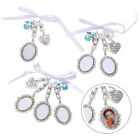 Magical Heart Beads Gift Bridal Bouquet Memory Charm with Handmade Pendant