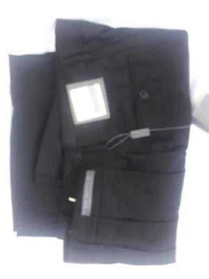 NWT MENS Angelo Rossi BLACK MicroTech Pleated Dress Pants Slacks 36 30  - Image 1 of 4