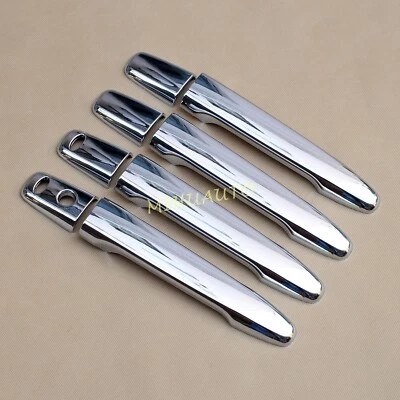 Cubierta de manija de puerta de coche cromada para Mitsubishi Outlander PHEV Sport Lancer ASX Foto 1 de 4