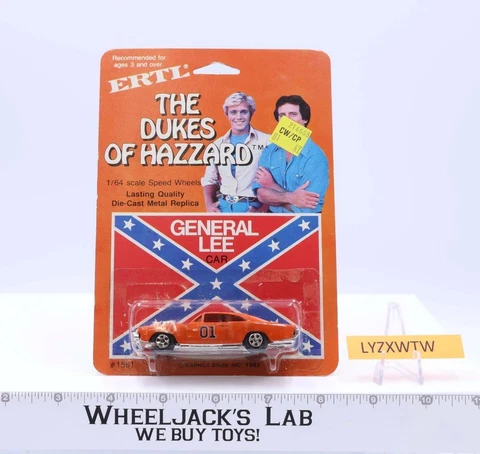 ERTL General Lee Car 1/64 NEW 1981 Dukes Of Hazzard Warner Bros Vintage Cover