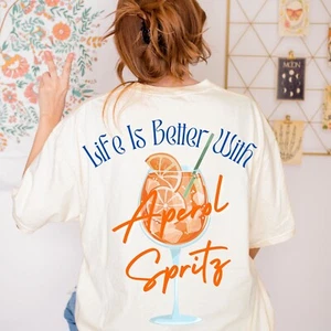 Life is Better With Aperol Spritz T-shirt, Aperol Spritz Graphic tee - Picture 1 of 10