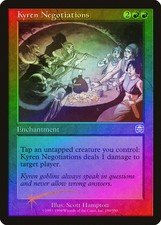 Kyren Negotiations FOIL Mercadian Masques PLD Red Uncommon MTG CARD ABUGames