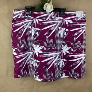 Pebble Beach Women’s Golf Skort Size L Dry-Luxe Performance Skirt Floral New! - Picture 1 of 6