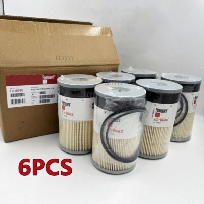 6X Fleetguard FS19765 Cummins Fuel/Water Separator New and Genuine Free Shipping - Image 1 of 3