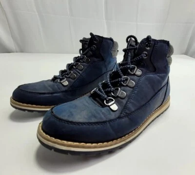 Ботинки на шнуровке The Childrens Place для мальчиков размер 2 синие - Изображение 1 из 4