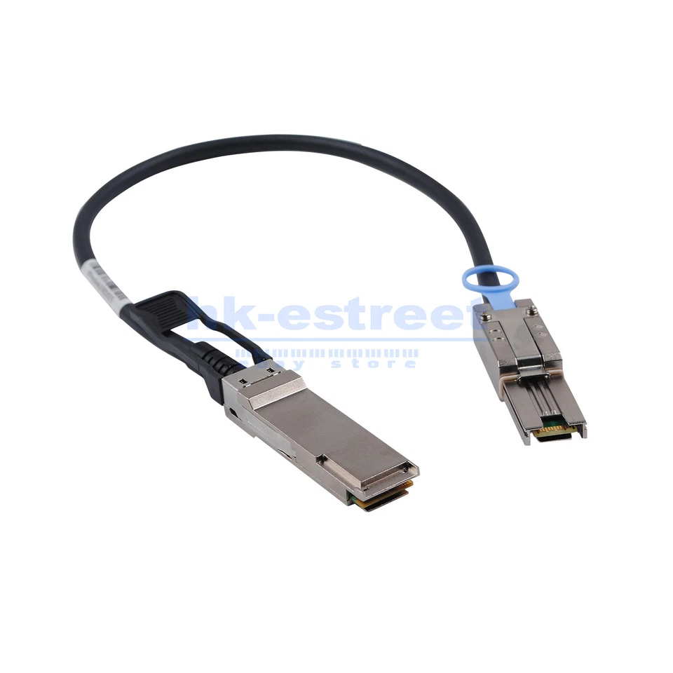Mini SAS Cable QSFP SFF 8436 to SFF 8088 HD SAS Cable For NetApp DS2246 1.64 ft. - Image 1 of 4