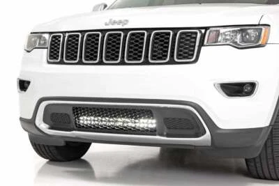 Kit de parachoques LED negro Rough Country para Jeep Grand Cherokee 20" con ámbar DRL 11-20 Foto 1 de 4
