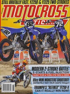 Motocross Action Magazine June 2025 Modern 2 Stroke Battle - Imagen 1 de 1