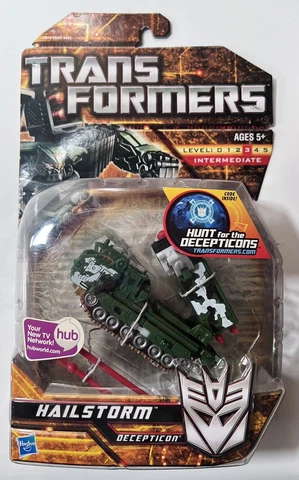 Transformers Hunt For The Decepticon Hailstorm 2010 New Sealed Cover