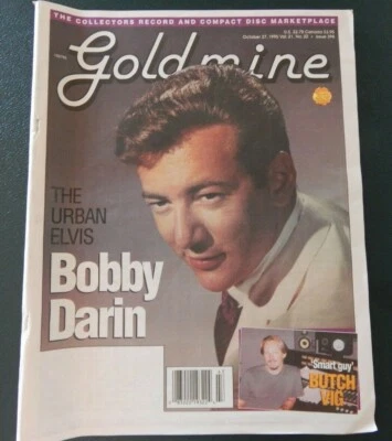 GOLDMINE RECORD MAGAZINE BOBBY DARIN COVER  398 OCT 95, INTERVIEWS/NEWS - Image 1 of 4