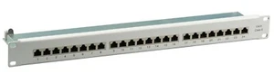 24Port Patchpanel Patchfeld 19" Gigabit Cat6 ClassE 250Mhz 5GB /  EFB 37667.1M - Bild 1 von 3