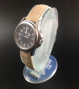 Reloj Timex Expedition Mujer 30mm Tono Plateado Fecha Esfera Gris Indiglo Batería Nueva - Imagen 1 de 14