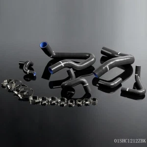Kit de manguera de radiador de silicona negro apto para Mustang GT LX Cobra 1986-1993 5,0 U - Imagen 1 de 12