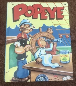 VINTAGE 1955 "POPEYE" WONDER BOOK - Imagen 1 de 5