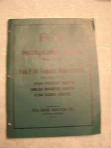 Fox F54 Feldhäcksler Anleitungsbuch - 1950-1954 - Bild 1 von 9